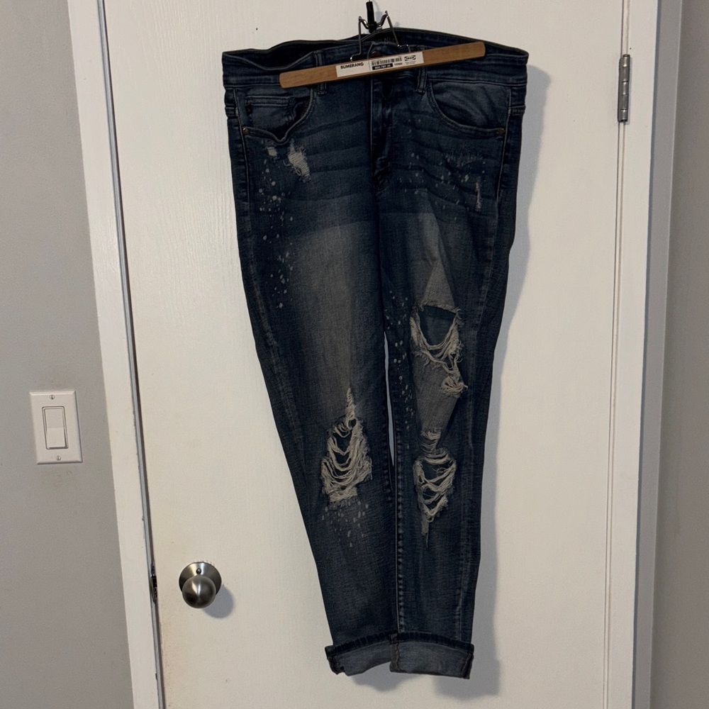 Distressed Judy Blue- Blue Jeans